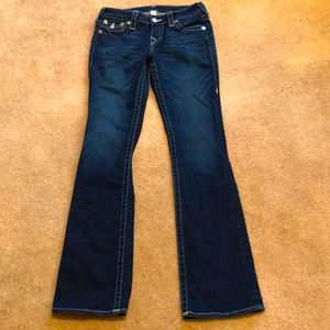 True Religion Flap Pockets Boot Cut Jeans size 26